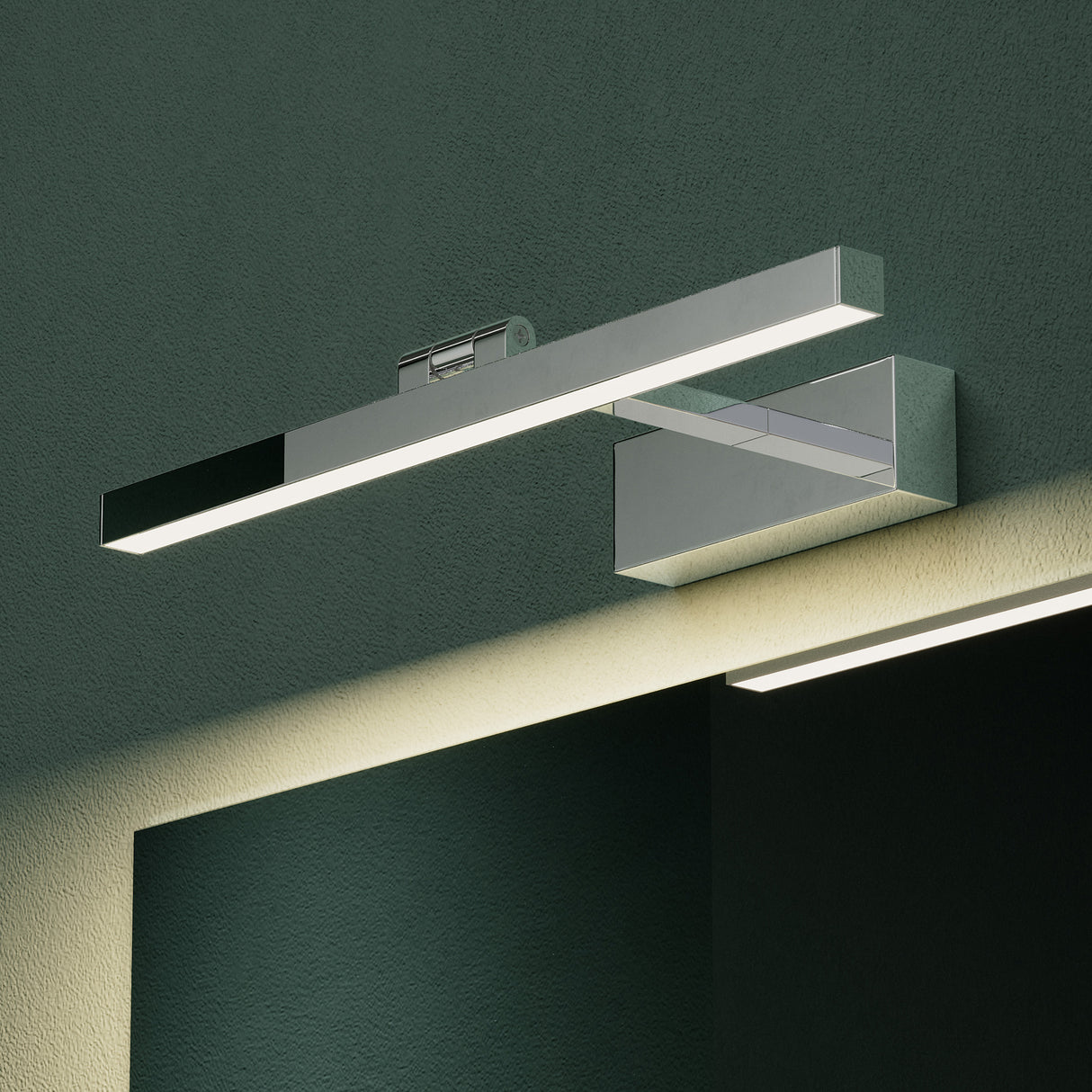 glasvilla Spiegelleuchte  LED Badlampe | Spiegellampe, 4000K Badezimmer Lampe | 180° Drehbar  9W Strahlenschön