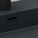 glasvilla Waschbecken Aufsatzwaschbecken Hängewaschbecken Waschschale Mineralguss Bad Eckig Col06