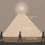 glasvilla Wandleuchte Außen 6W LED Wandlampe | Außenleuchte Wegeleuchte für Garten, 3000K mit Bewegungsmelder | Außenlampe ⌀300X65mm IP65 LunaLights