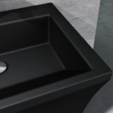 glasvilla Standwaschbecken Eckig Design Standwaschtisch Col07 Gussmarmor Design Waschplatz Waschsäule Standsäule