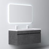 glasvilla Badmöbel Set Badezimmermöbel mit Mineralguss Waschbecken Waschtisch Botanica