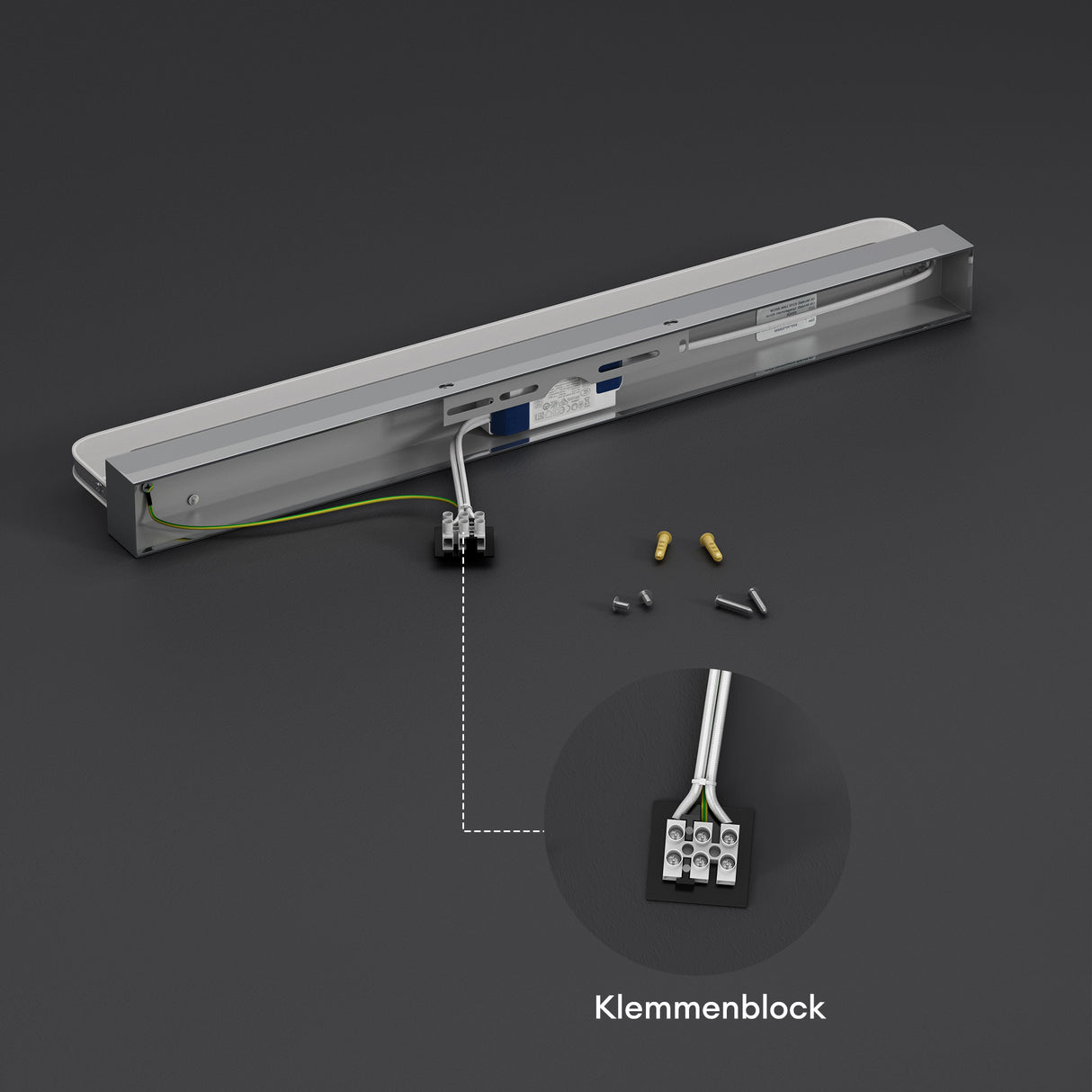 glasvilla Spiegelleuchte  LED Badlampe | Spiegellampe, 4000K Badezimmer Lampe | LED Wandleuchte  SparkLuxe