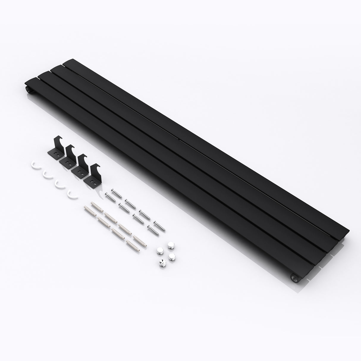 glasvilla Badheizkörper flach Mittelanschluss und Seitenanschluss Paneelheizkörper Badheizung Einlagig aus Stahl FV