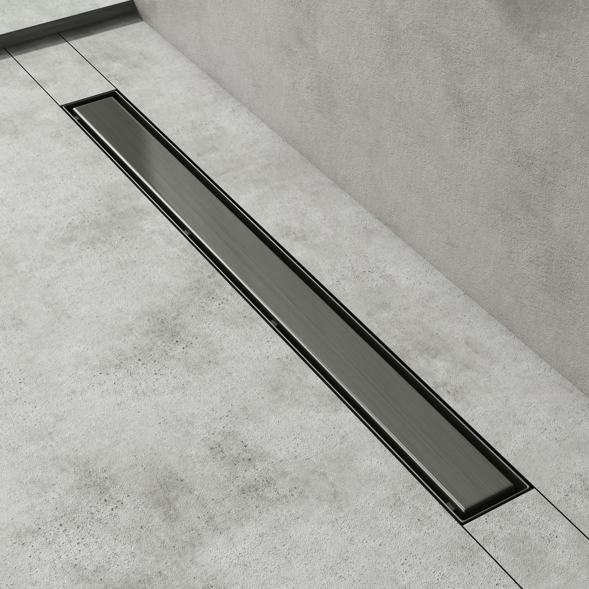 glasvilla Duschrinne Bodenablauf aus Edelstahl | Komplettset Ablaufrinne für Badezimmer | Befliesbar Wasserabfluss 35L/min | Haarsieb KE110