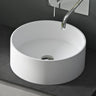 glasvilla 40x40x15cm Waschbecken rund Col804 Aufsatzwaschbecken ohne Hahnloch und Überlauf.. Col804 Moderne Optik- höchste Funktionalität