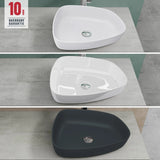 glasvilla Waschbecken mineralguss Aufsatzwaschbecken Waschtisch Waschplatz Waschschale Col826