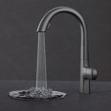 glasvilla Wasserhahn Küche Spültischarmatur Küchenamatur Mischbatterie mit Einhebelmischer 360° Schwenkbar Küchenwasserhahn aus Messing MS-8095