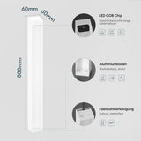 glasvilla Außenleuchte IP65 Wegeleuchte Außen | Außenpollerleuchte für Garten, 3000K Stehlampe Gartenlampe | Außenlampe Standleuchte 5W BaldersLights