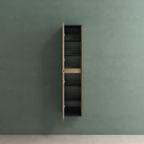 glasvilla Hochschrank Allzweckschrank Badschrank Badezimmerschrank mit 2 Türen und 6 Fächern Badregal für mehrere Funktionen BTH: 35x30x160 cm Rimo