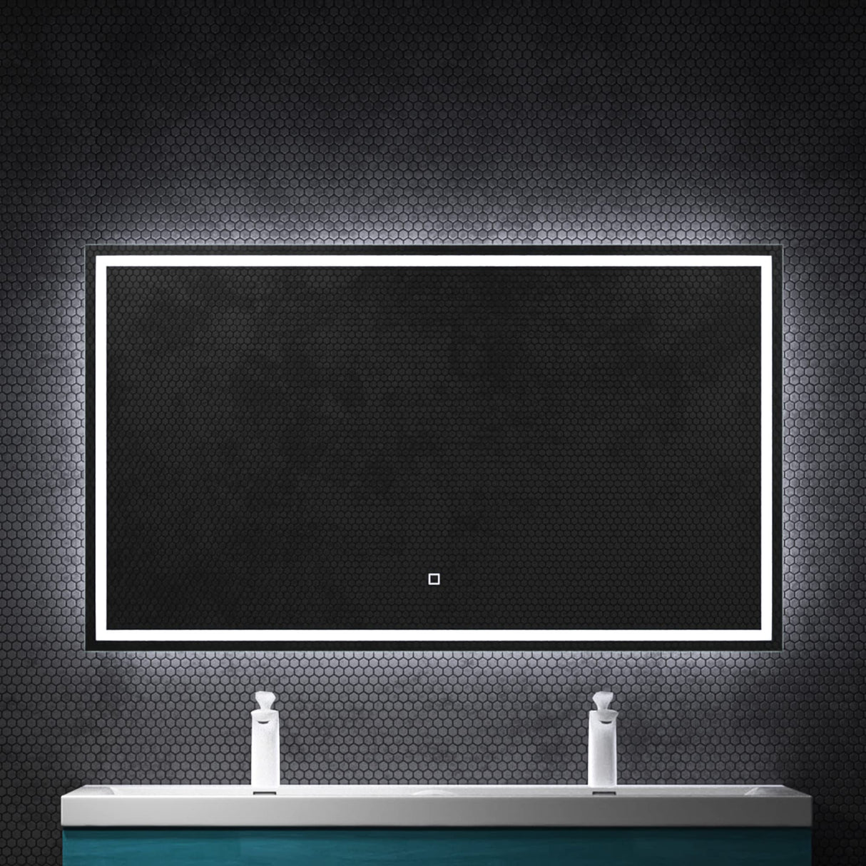 glasvilla Wandspiegel Badezimmer Spiegel LED Bad-Spiegel mit Touchschalter, Beschlagfrei durch Antifog-Schicht LED-Spiegel02