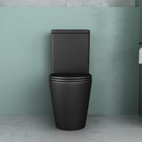 glasvilla Stand-WC aus Keramik spülrandloses-WC 36x63x82cm bodenstehende-Toilette inkl. Spülkasten Stand108T