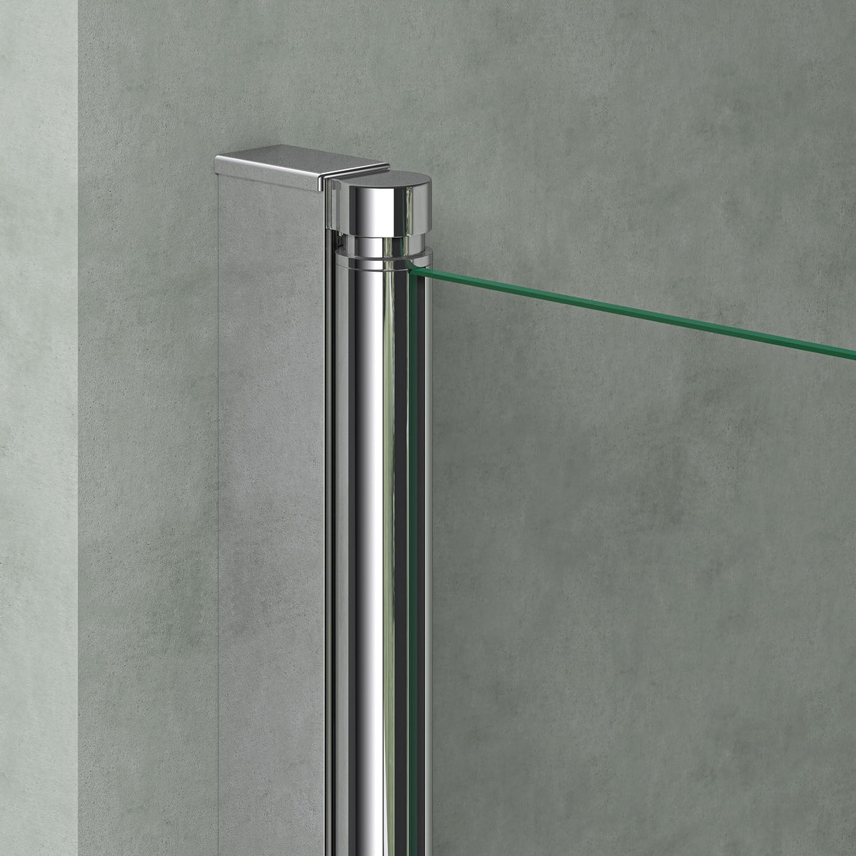 glasvilla Duschwand für Badewanne Badewannenwand faltbar 180° Sicherheitsglas mit NANO 90x140cm Badewannentrennwand Badewannenaufsatz Cortona1121