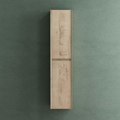 glasvilla Hochschrank Allzweckschrank Badschrank Badezimmerschrank mit 2 Türen und 6 Fächern Badregal für mehrere Funktionen BTH: 35x30x160 cm Rimo