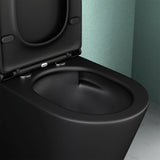 glasvilla Stand-WC aus Keramik spülrandloses-WC 36x63x82cm bodenstehende-Toilette inkl. Spülkasten Stand108T