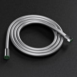 glasvilla Brauseschlauch Flexibel Glatter Duschschlauch Chrom Metall-Optik Knickschutz