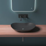 glasvilla Waschbecken Aufsatzwaschbecken Waschschale aus Keramik inkl. Nano-Versiegelung Brüssel858