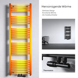 glasvilla Design Badheizkörper Seitenanschluss & Mittelanschluss Handtuchtrockner Röhrenheizkörper Badheizung RHE