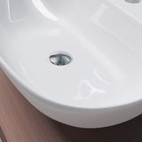 glasvilla Waschbecken Aufsatzwaschbecken Hängewaschbecken BTH: 56x39,5x12,5cm Weiß aus Keramik inkl. Nano-Beschichtung Brüssel899