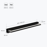 glasvilla Spiegelleuchte  LED Badlampe | Spiegellampe, 4000K Badezimmer Lampe | LED Wandleuchte  SparkLuxe