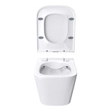 glasvilla Spülrandlos Wand WC schwarz Hänge WC + WC Sitz (mit Softclose) A112 NEU!!!