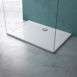 glasvilla Duschwanne Duschtasse Antirutsch aus hochwertigem Acryl Rechteckig 70-140cm Lucia