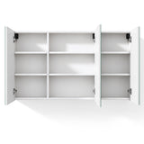 glasvilla Spiegelschrank mit Spielgeltüren Badezimmerschrank Hängeschrank Badezimmerspiegel Spiegelschrank-02