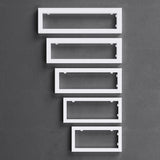 glasvilla Design Wandkonsole aus Edelstahl Waschtisch Halterung 3 Stück WH01