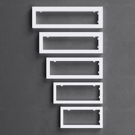 glasvilla Design Wandkonsole aus Edelstahl Waschtisch Halterung 3 Stück WH01