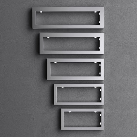 glasvilla Design Wandkonsole aus Edelstahl Waschtisch Halterung 3 Stück WH01