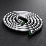 glasvilla Brauseschlauch Flexibel Glatter Duschschlauch Chrom Metall-Optik Knickschutz