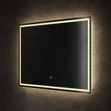 glasvilla Wandspiegel Badezimmer Spiegel LED Bad-Spiegel mit Touchschalter, Beschlagfrei durch Antifog-Schicht LED-Spiegel02