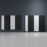 glasvilla Badheizkörper flach Mittelanschluss und Seitenanschluss Paneelheizkörper Badheizung Einlagig aus Stahl FV