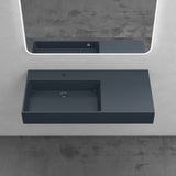 glasvilla Waschbecken Aufsatzwaschbecken Hängewaschbecken aus Mineralguss Col12