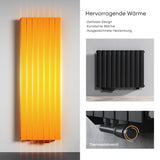 glasvilla Badheizkörper flach Mittelanschluss und Seitenanschluss Paneelheizkörper Badheizung Einlagig aus Stahl FV