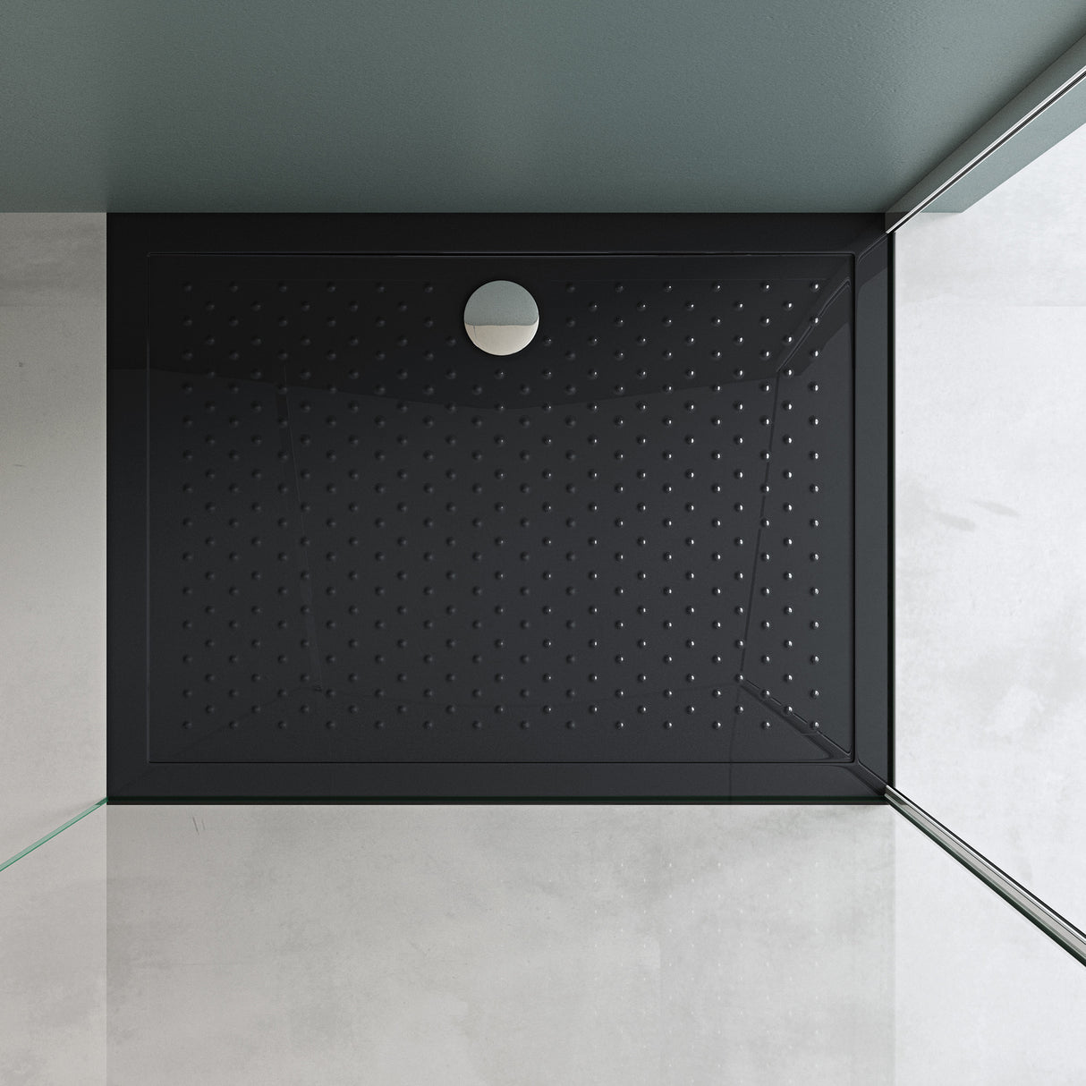 glasvilla Duschwanne Duschtasse Antirutsch aus hochwertigem Acryl Rechteckig 70-140cm Lucia