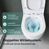 glasvilla Wand WC spülrandlos Schwarz Hänge WC spülrandlos Toilette WC mit Sitz Softclose Aachen179