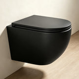 glasvilla Wand WC spülrandlos Schwarz Hänge WC spülrandlos Toilette WC mit Sitz Softclose Aachen179