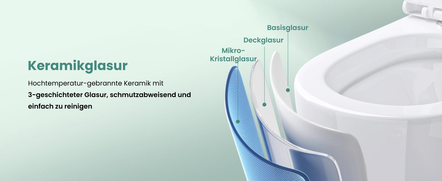 glasvilla Wand WC spülrandlos Schwarz Hänge WC spülrandlos Toilette WC mit Sitz Softclose Aachen179