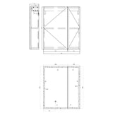 glasvilla Spiegelschrank Bad mit LED Beleuchtung Badezimmerschrank Hängeschrank Badezimmerspiegel Spiegelschrank-04