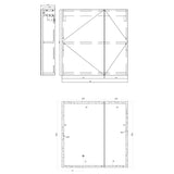 glasvilla Spiegelschrank Bad mit LED Beleuchtung Badezimmerschrank Hängeschrank Badezimmerspiegel Spiegelschrank-04