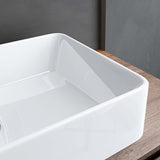 glasvilla Waschbecken Aufsatzwaschbecken BTH: 59x38x13,5cm Waschschale aus Keramik Brüssel105D