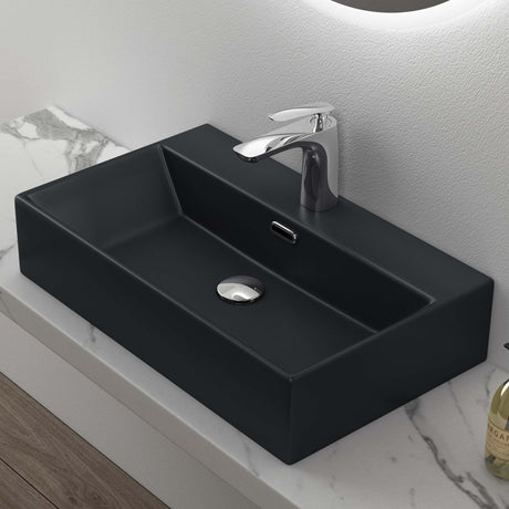 glasvilla Vasque À Poser en Céramique Vasque Murale avec Revêtement Nano Brüssel206