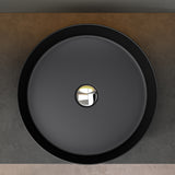 glasvilla Waschbecken Aufsatzwaschbecken Waschschale Rund Waschbecken aus Keramik mit Nano-Beschichtung Brüssel203