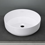 glasvilla Waschbecken Aufsatzwaschbecken Waschschale Rund Waschbecken aus Keramik mit Nano-Beschichtung Brüssel203