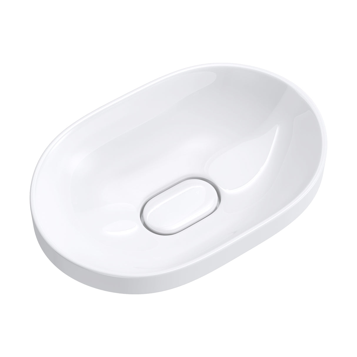 glasvilla Waschbecken Einbauwaschbecken, weiß Brüssel5006A aus Keramik, mit Nano-Beschichtung