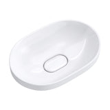 glasvilla Waschbecken Einbauwaschbecken, weiß Brüssel5006A aus Keramik, mit Nano-Beschichtung