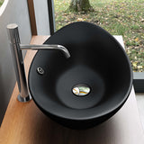 glasvilla Waschbecken Aufsatzwaschbecken Oval aus Keramik 59x38cm Waschschale Waschtisch mit Nano-Beschichtung Br818