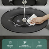 glasvilla Waschbecken Aufsatzwaschbecken aus Kunstharz Waschschale Handwaschbecken Oval 63x34x17cm ohne Hahnloch und Überlauf Coloria02