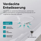 glasvilla Waschbecken Aufsatzwaschbecken Waschschale aus Mineralguss inkl. Nano-Versiegelung Col826