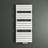 glasvilla Badheizkörper flach Seitenanschluss & Mittelanschluss Paneelheizkörper Horizontal Handtuchwärmer Badheizung FH